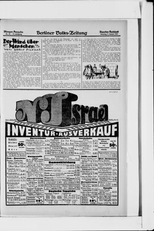 Berliner Volkszeitung on Jan 9, 1927