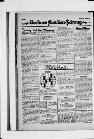 Berliner Volkszeitung vom 12.01.1927