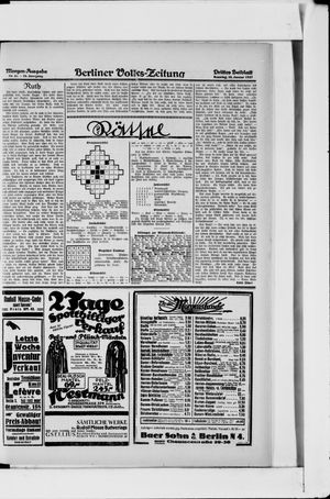 Berliner Volkszeitung vom 16.01.1927