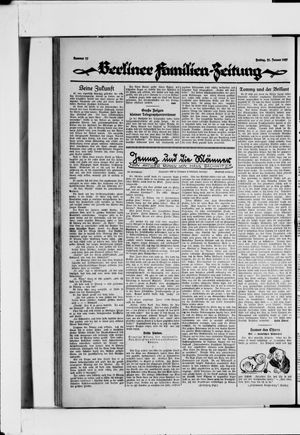 Berliner Volkszeitung vom 21.01.1927