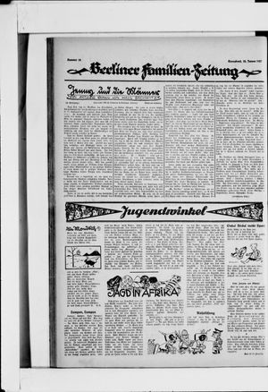 Berliner Volkszeitung vom 22.01.1927