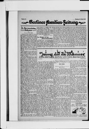 Berliner Volkszeitung vom 25.01.1927