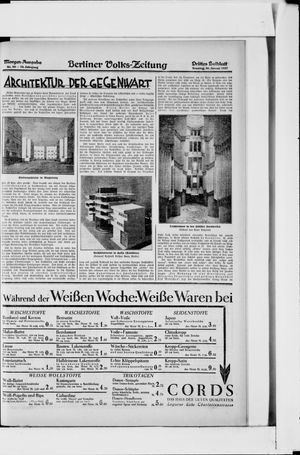Berliner Volkszeitung on Jan 30, 1927