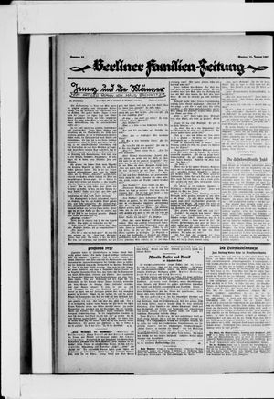 Berliner Volkszeitung on Jan 31, 1927