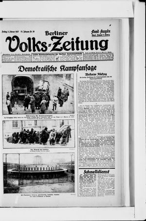 Berliner Volkszeitung vom 04.02.1927
