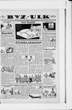 Berliner Volkszeitung vom 12.02.1927