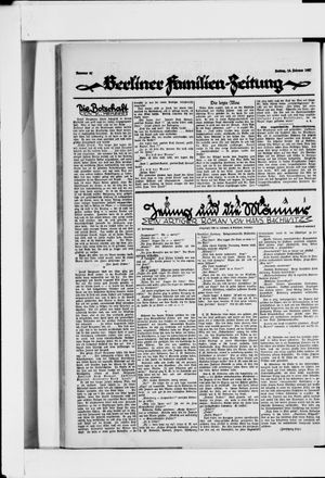 Berliner Volkszeitung on Feb 18, 1927