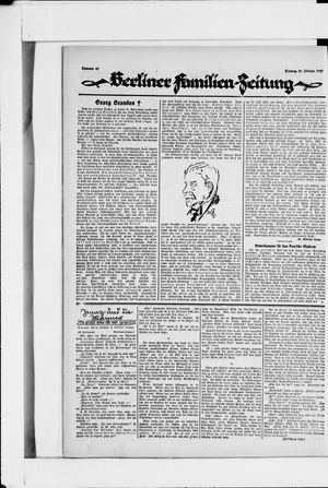 Berliner Volkszeitung vom 22.02.1927