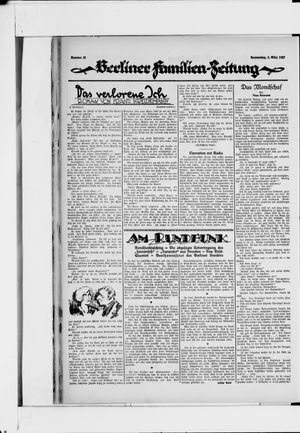 Berliner Volkszeitung vom 03.03.1927