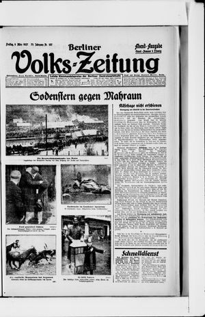 Berliner Volkszeitung vom 04.03.1927