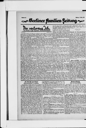Berliner Volkszeitung vom 07.03.1927