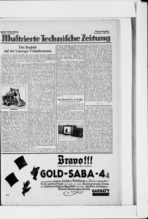 Berliner Volkszeitung vom 10.03.1927