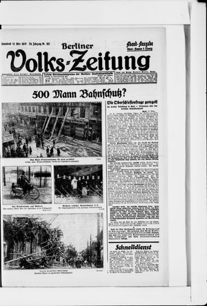 Berliner Volkszeitung on Mar 12, 1927