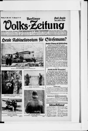 Berliner Volkszeitung on Mar 15, 1927