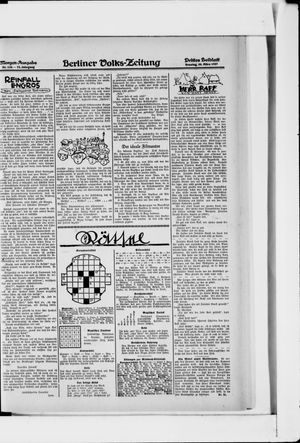 Berliner Volkszeitung vom 20.03.1927