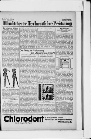 Berliner Volkszeitung on Mar 24, 1927