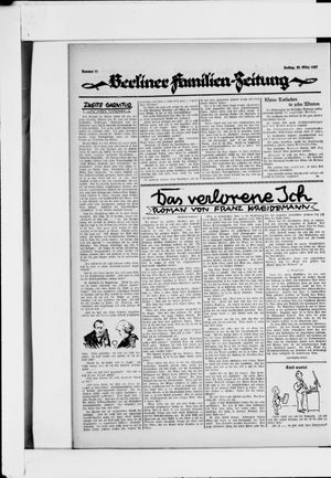 Berliner Volkszeitung vom 25.03.1927