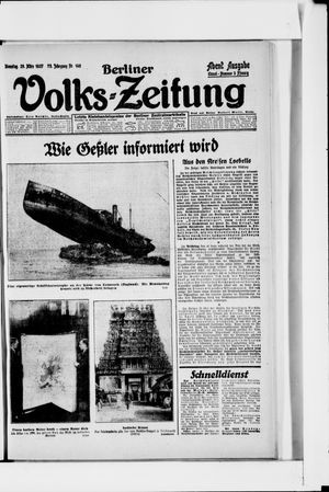 Berliner Volkszeitung on Mar 29, 1927