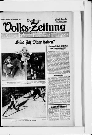Berliner Volkszeitung on Apr 1, 1927
