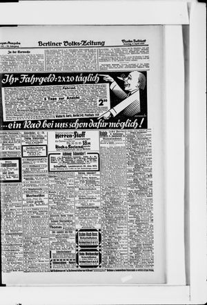 Berliner Volkszeitung vom 03.04.1927