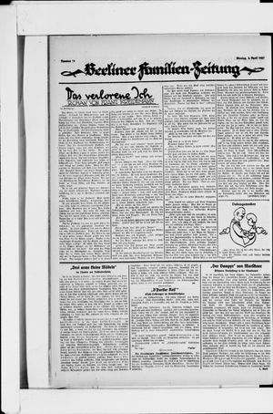 Berliner Volkszeitung vom 04.04.1927