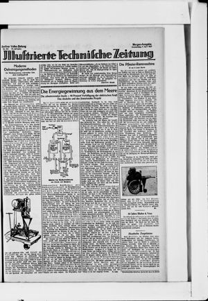 Berliner Volkszeitung vom 07.04.1927