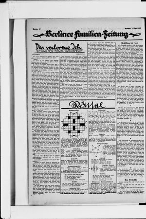 Berliner Volkszeitung on Apr 13, 1927