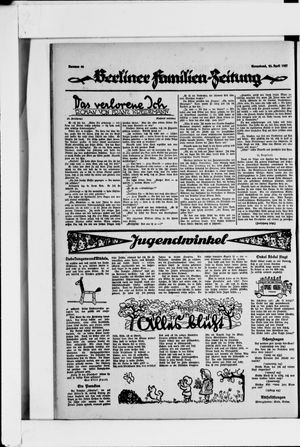 Berliner Volkszeitung vom 23.04.1927