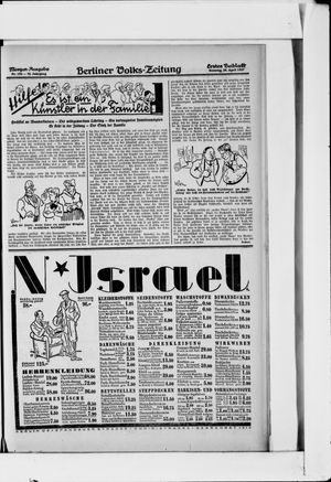 Berliner Volkszeitung vom 24.04.1927