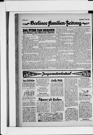 Berliner Volkszeitung vom 07.05.1927