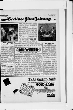Berliner Volkszeitung vom 18.05.1927