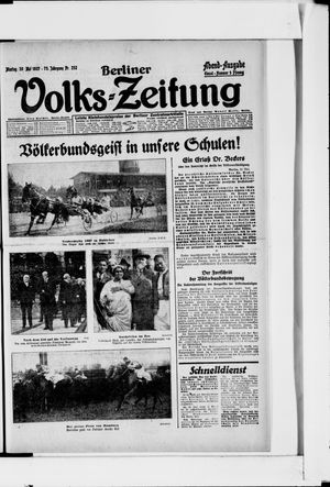 Berliner Volkszeitung vom 30.05.1927