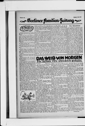 Berliner Volkszeitung vom 03.06.1927
