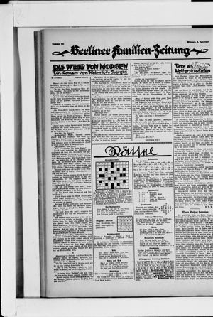 Berliner Volkszeitung vom 08.06.1927