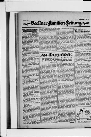 Berliner Volkszeitung vom 09.06.1927