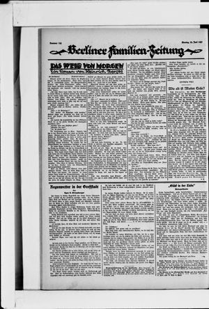 Berliner Volkszeitung vom 13.06.1927