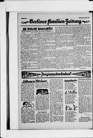 Berliner Volkszeitung vom 18.06.1927