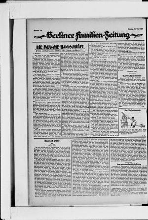 Berliner Volkszeitung vom 20.06.1927