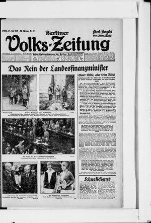 Berliner Volkszeitung vom 24.06.1927