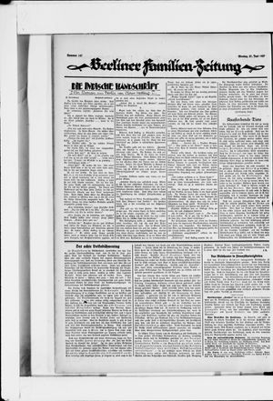 Berliner Volkszeitung vom 27.06.1927