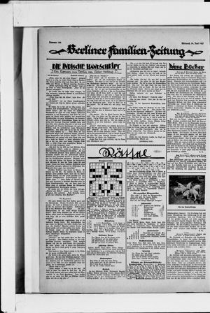 Berliner Volkszeitung vom 29.06.1927