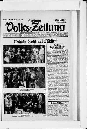 Berliner Volkszeitung on Jul 2, 1927