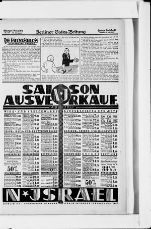 Berliner Volkszeitung on Jul 3, 1927