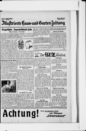 Berliner Volkszeitung vom 08.07.1927