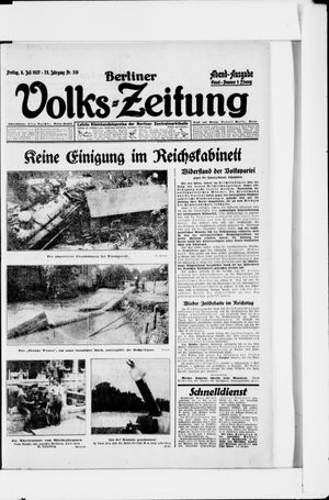 Berliner Volkszeitung on Jul 8, 1927