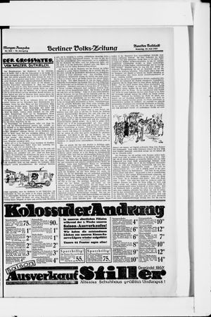Berliner Volkszeitung vom 10.07.1927
