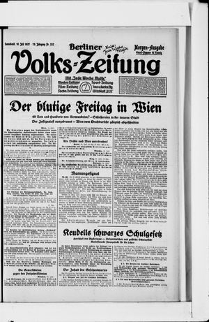 Berliner Volkszeitung vom 16.07.1927