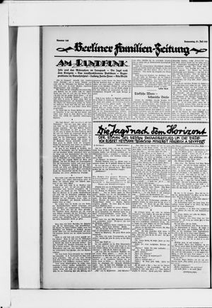 Berliner Volkszeitung vom 21.07.1927