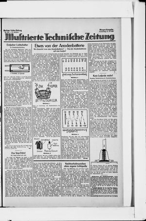 Berliner Volkszeitung vom 21.07.1927