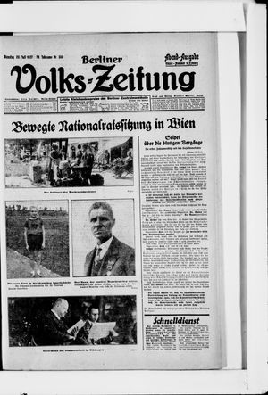 Berliner Volkszeitung vom 26.07.1927
